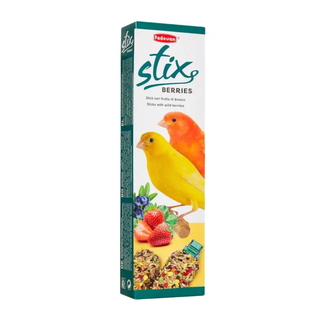 Padovan Stix Berries Treat for Canaries – 60g Nutritious Snack