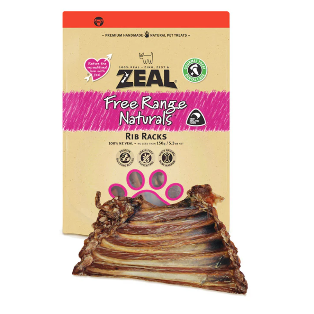 Rib Racks Dog Treats ‚ 125g Natural Meaty Chew