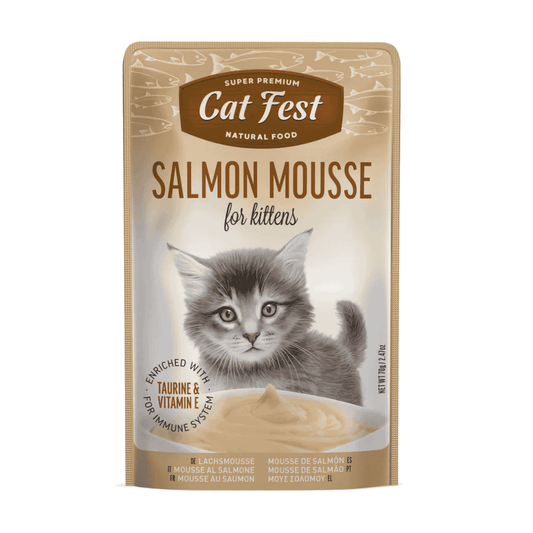 Cat Fest Salmon Mousse for Kittens Soft Wet Cat Food