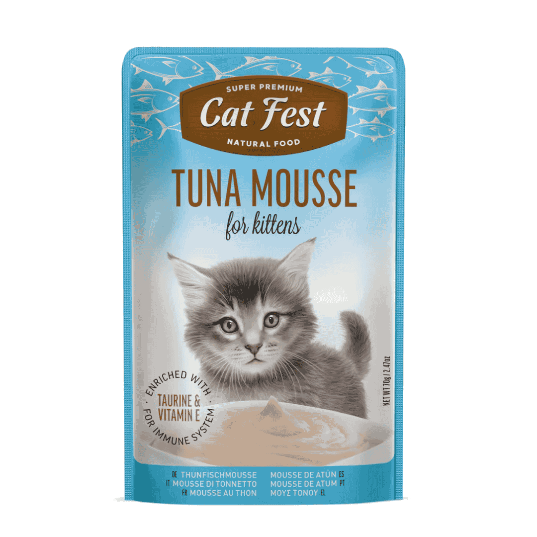 Cat Fest Tuna Mousse for Kittens Gentle Wet Cat Food
