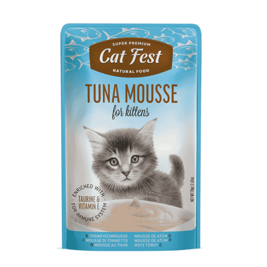 Cat Fest Tuna Mousse for Kittens Gentle Wet Cat Food