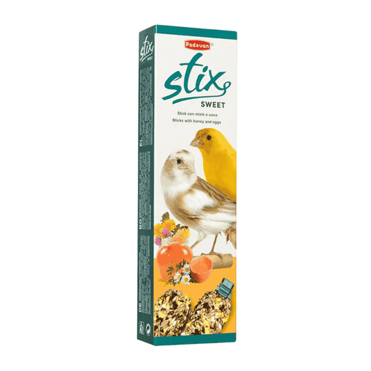 Padovan Stix Sweet Treat for Canaries – 80g Tasty Snack Stick