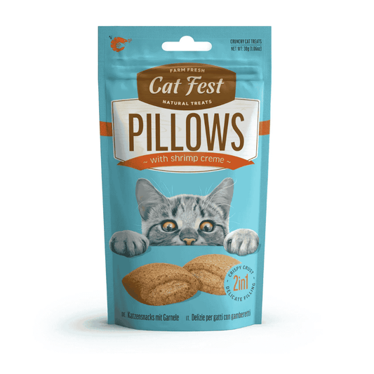 Cat Fest Pillows with Shrimp Cream – 30g Savory Cat Treats