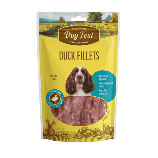Dog Fest Duck Fillets for Adult Dogs - 90g (3.17 oz)