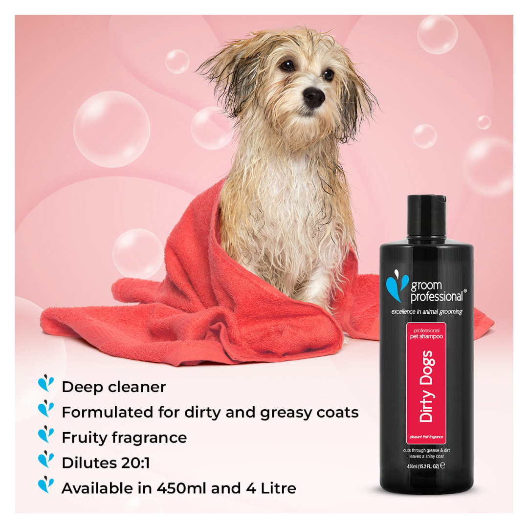 Groom Professional Dirty Dogs Shampoo[Volume - 450 ml]