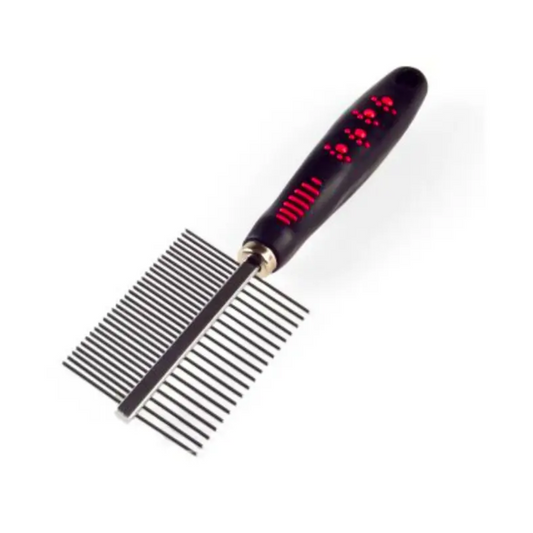 Padovan Pet Two-Sided Grooming Comb – Anti-Tangle & Deshedding Tool
