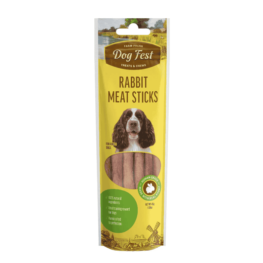Dog Fest Rabbit Meat Sticks for Adult Dogs – 45g (1.59oz)