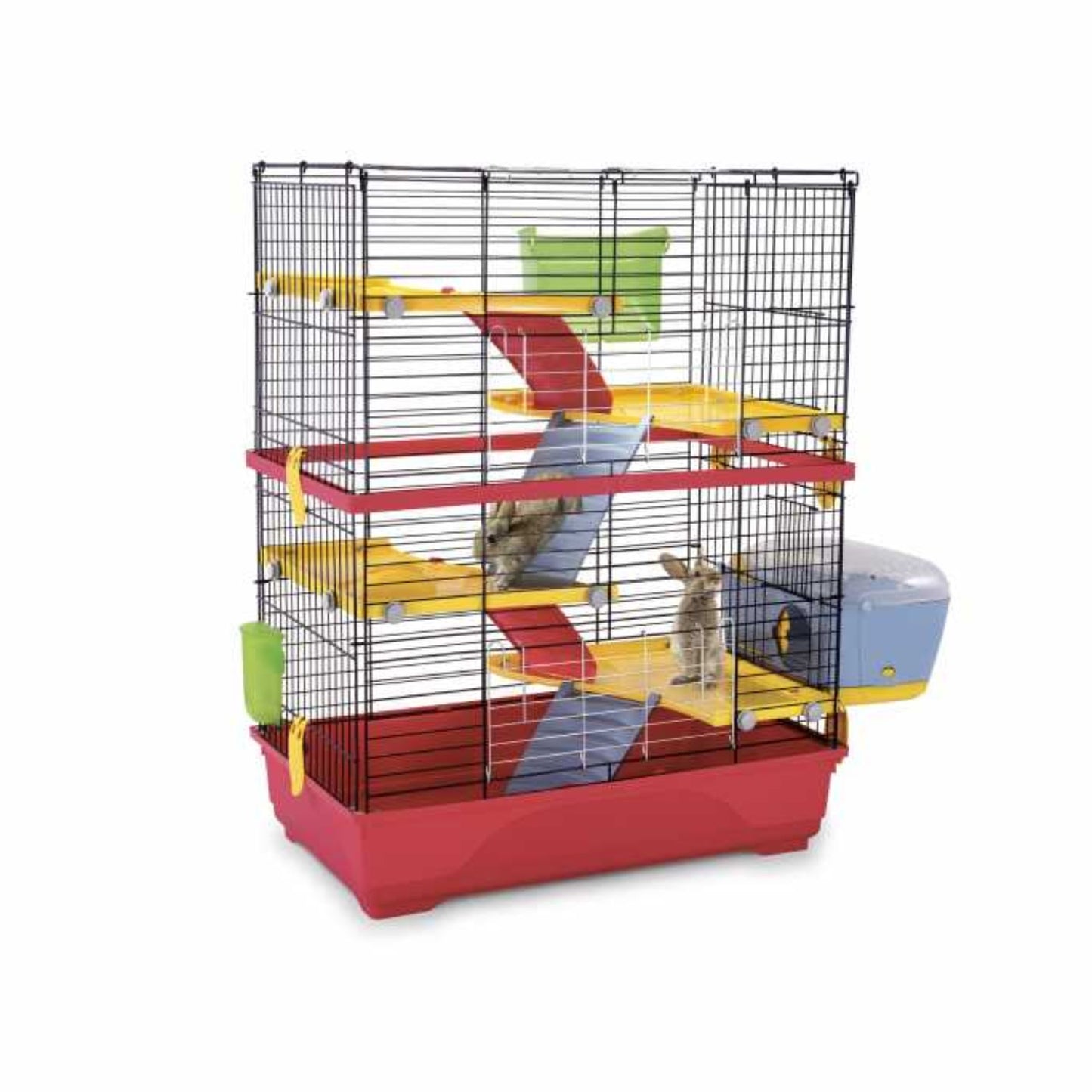 Imac Double Small Pet Cage For Rabbits & Ferrets - 80x48.5x104cm