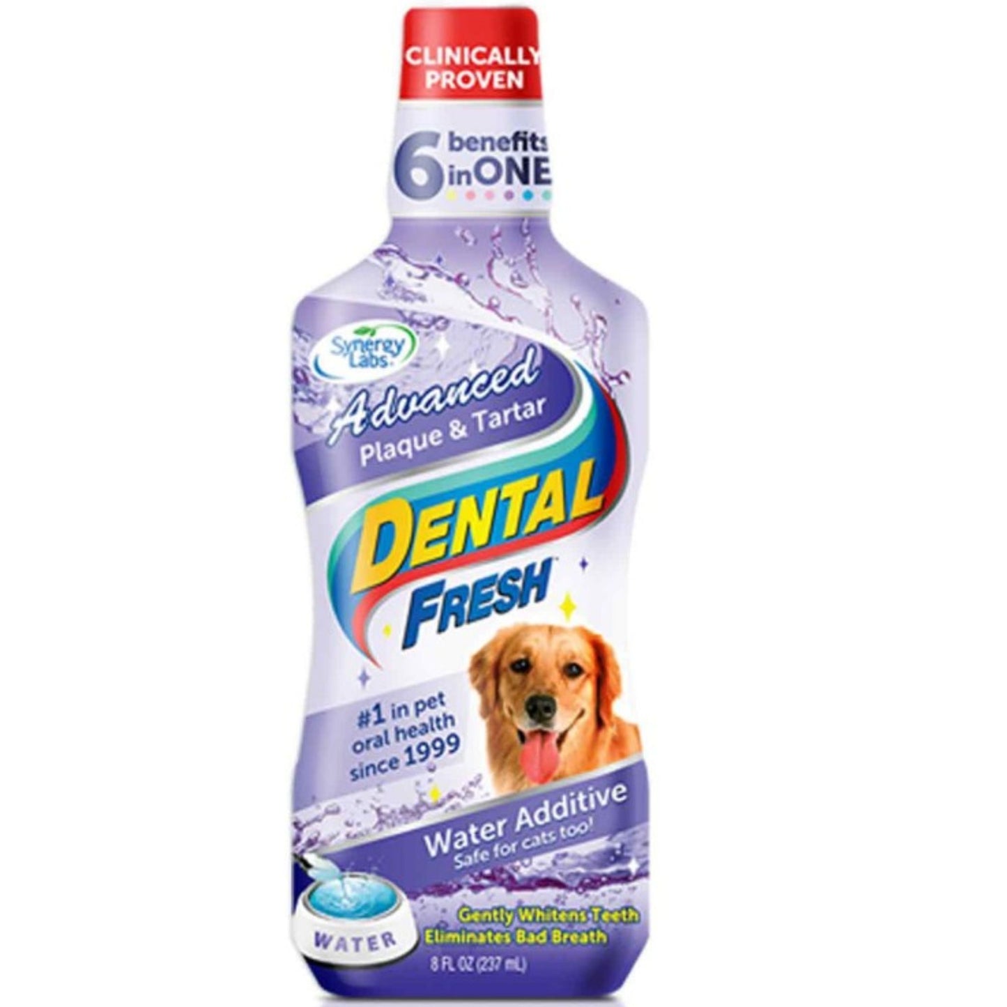 Synergy Labs Dental Fresh Dog Water Additive Plaque & Tartar - 500ml