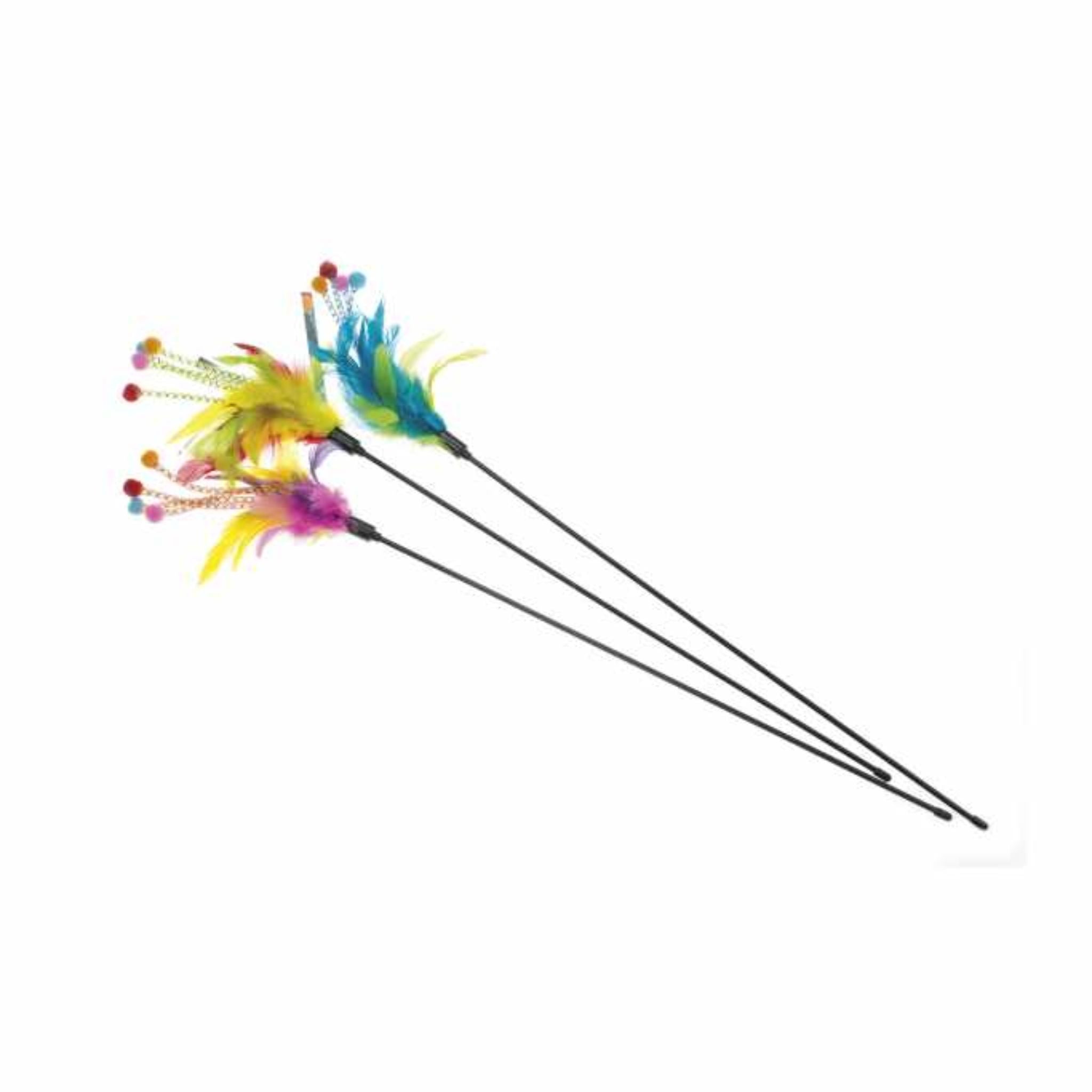 Imac Cat Toy Cane With Feathers – 50cm