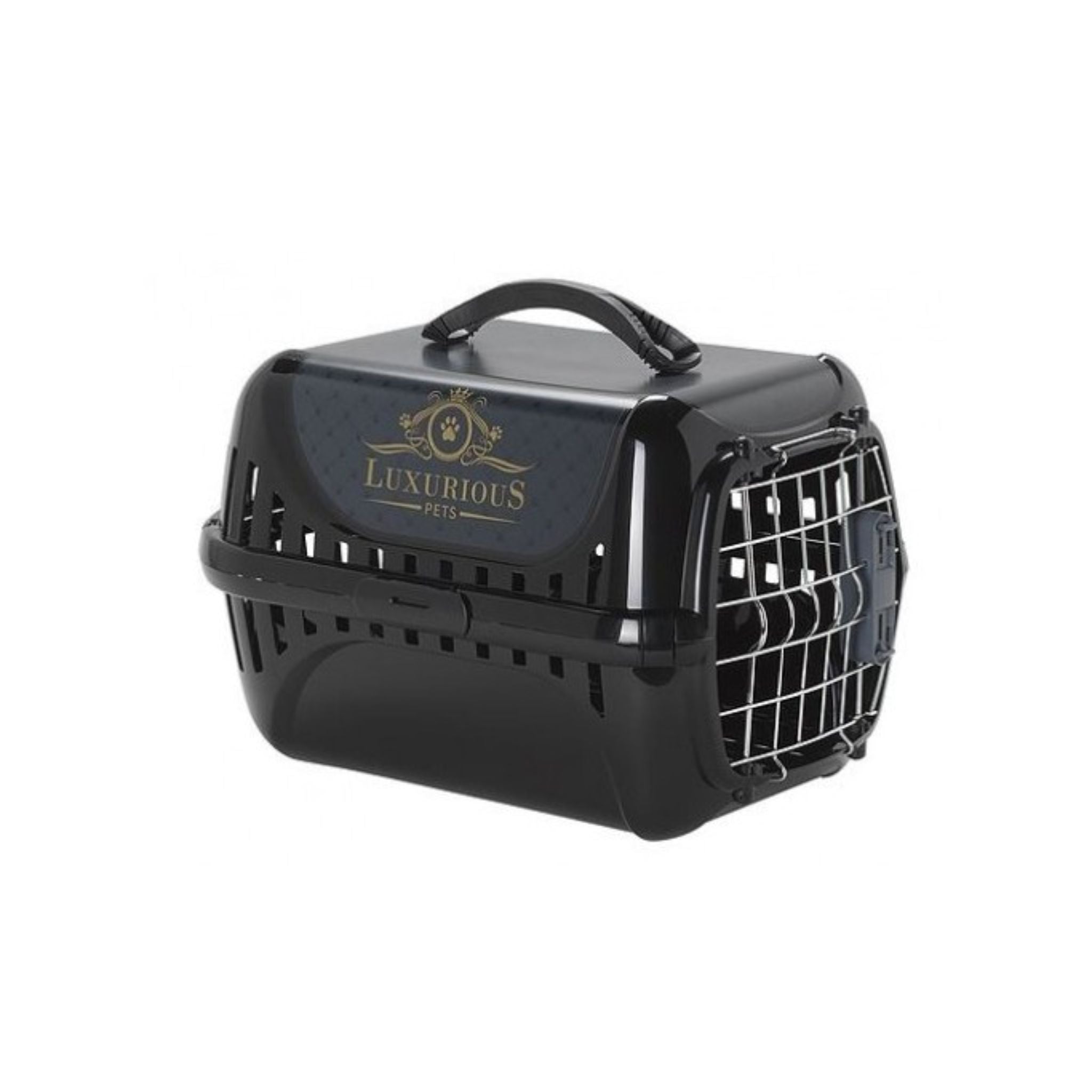 Moderna Trendy Runner Pet Carrier Black - 50.1 x 32 x 34.5 cm