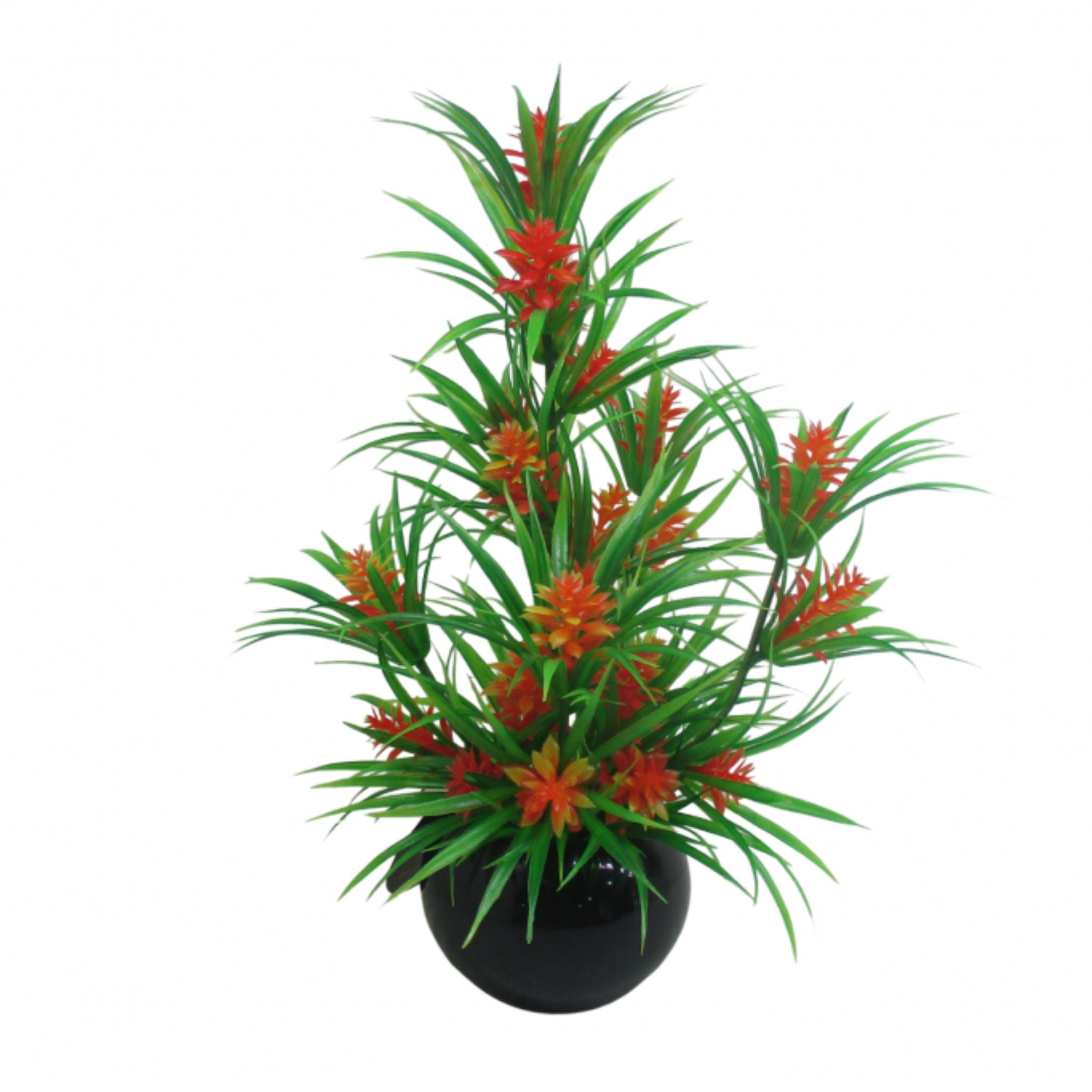 Yusee Aquarium Decoration Artificial Plant - H25x28cm