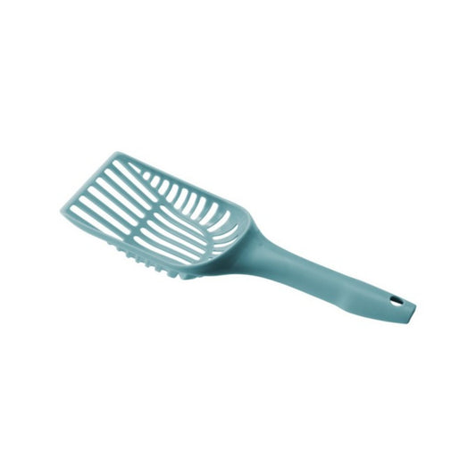 Moderna Handy Cat Litter Scoop Compact Litter Cleaner With Fine Slots – Light Blue