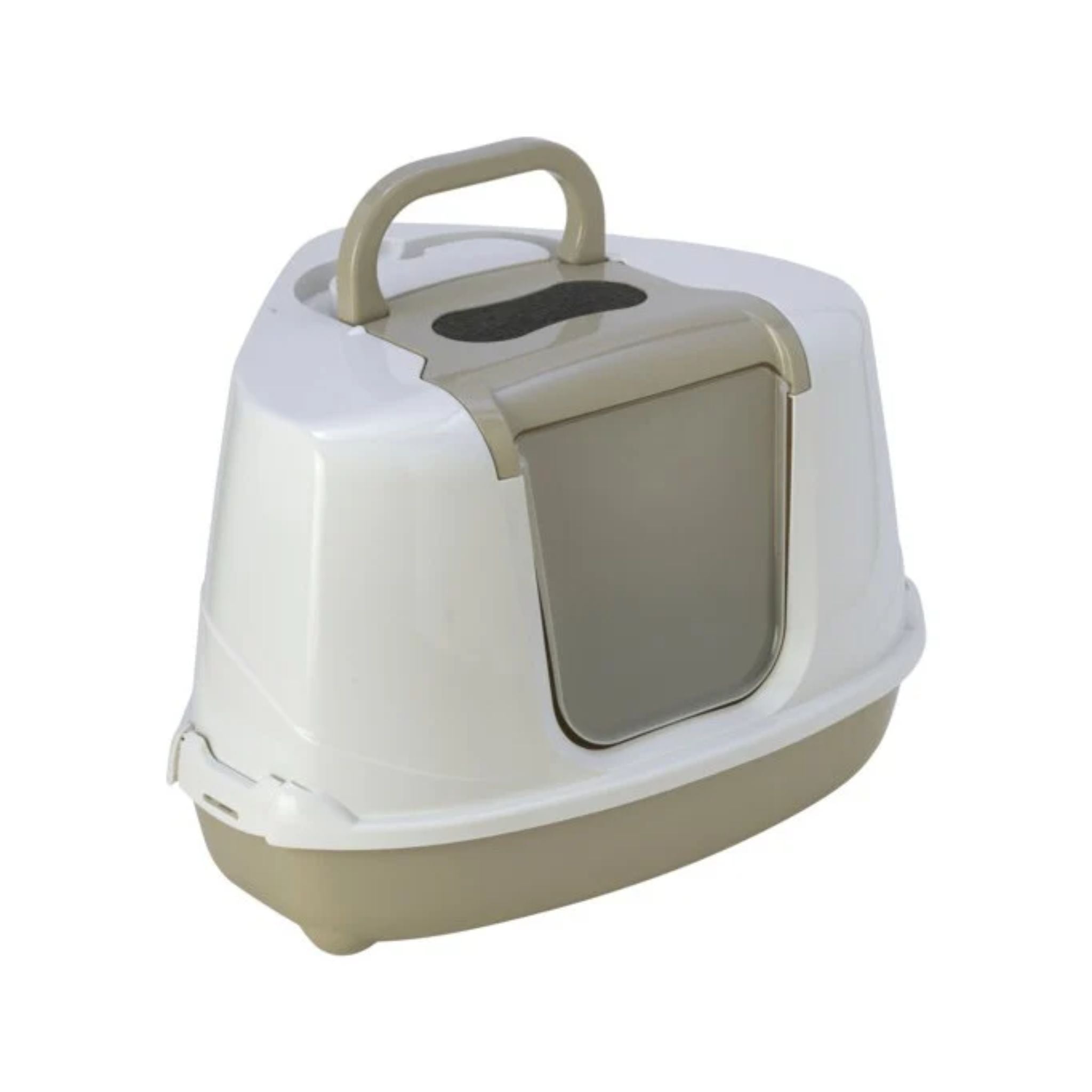 Moderna Flip Corner Cat Litter Box - Grey