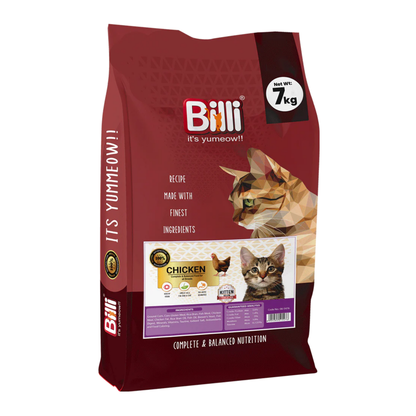Billi Kitten Real Chicken Cat Food