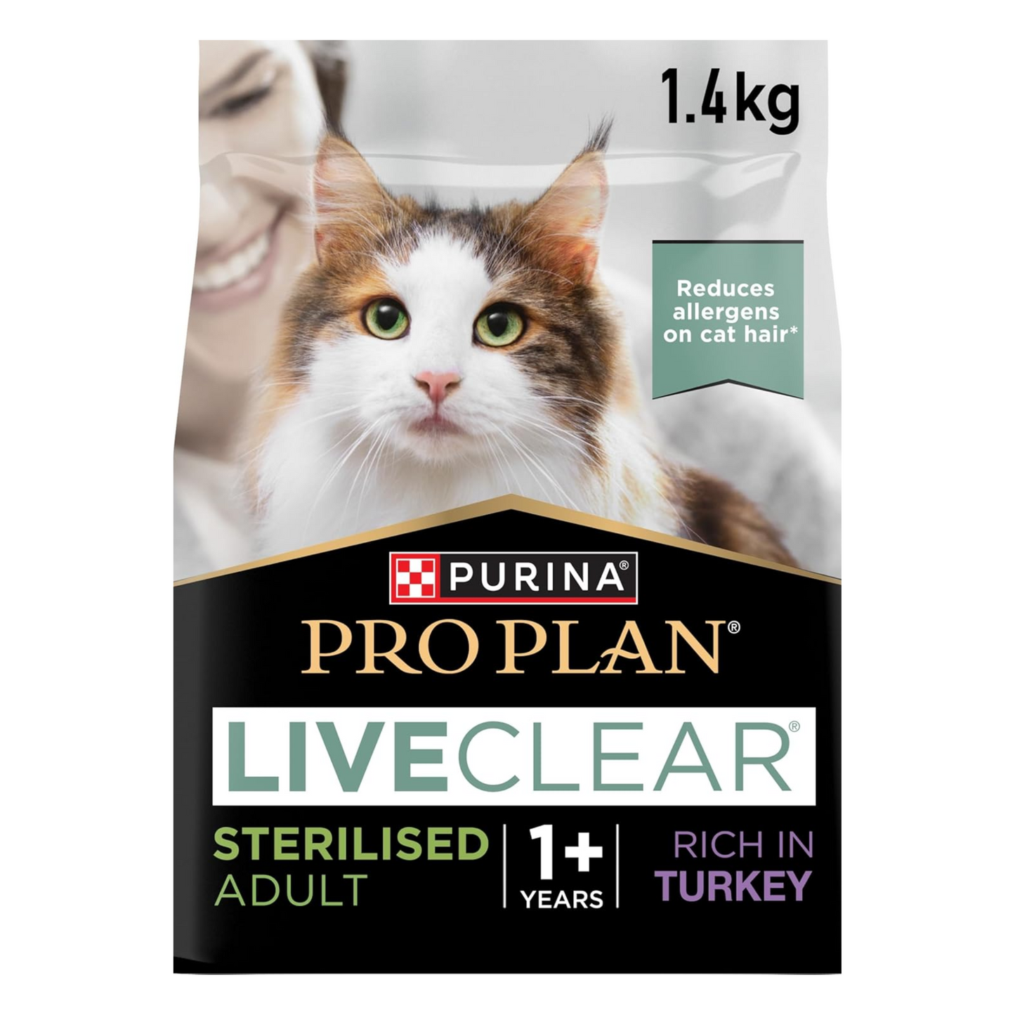 Purina Pro Plan Sterilised Adult Dry Cat Food with Turkey 1.4 kg