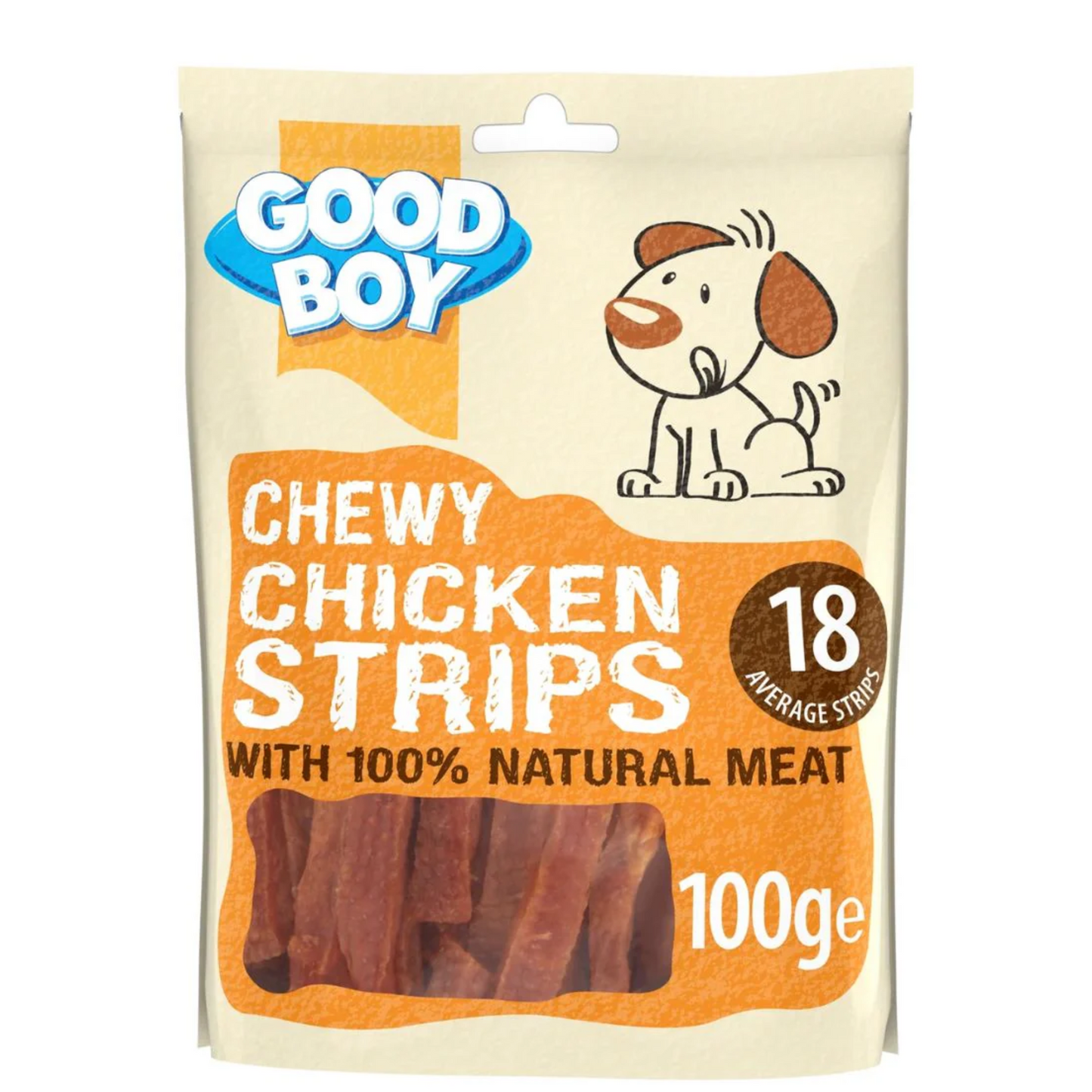 Armitage Good boy Chewy Chicken Strips Dog Treats 100g