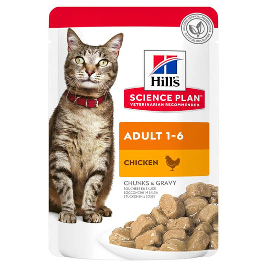 Hill’s Science Plan Adult Cat Wet Food with Chicken – 85g