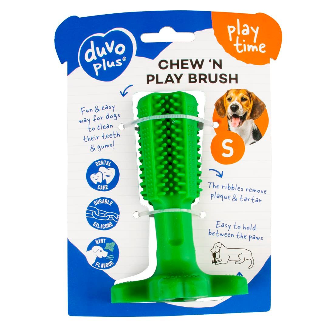 Duvo+ Chew N Play Brush Green