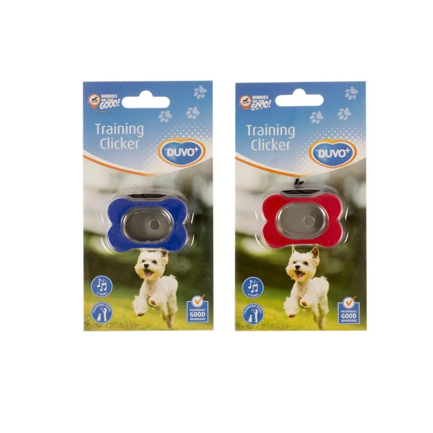 Duvo+ Training Clicker Pet Obedience Tool Mixed Colors – 6cm