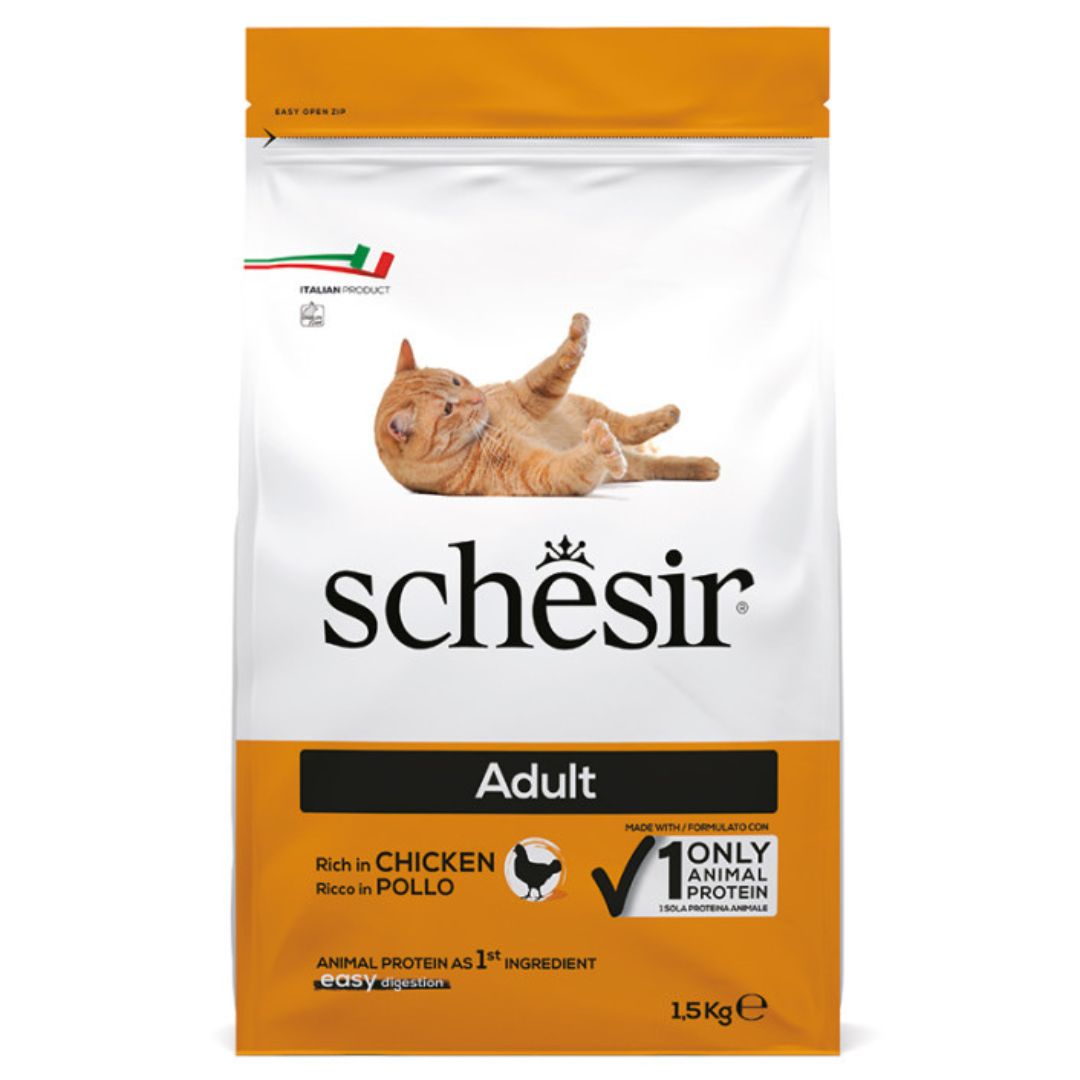 Schesir Adult Dry Cat Food - Chicken Maintenance 10kg