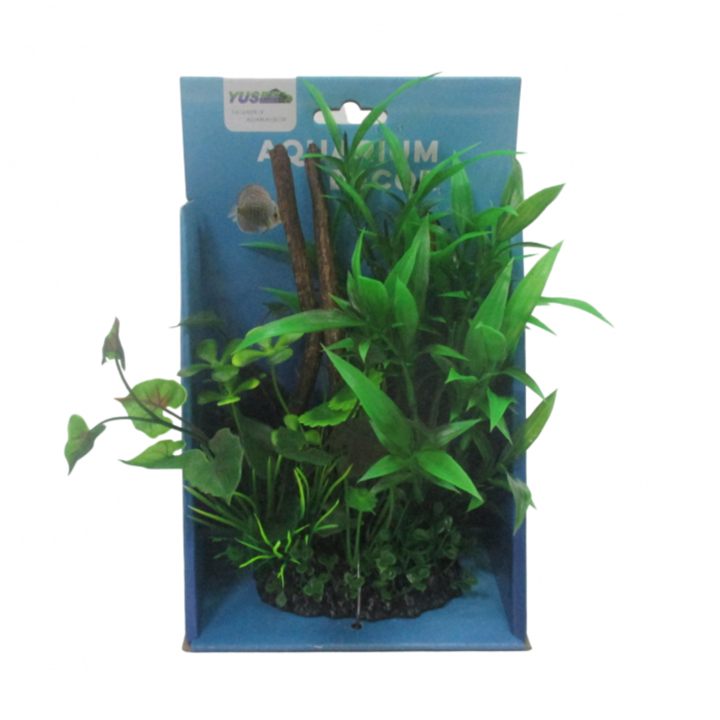 Yusee Aquarium Decoration Artificial Plant - H18cm