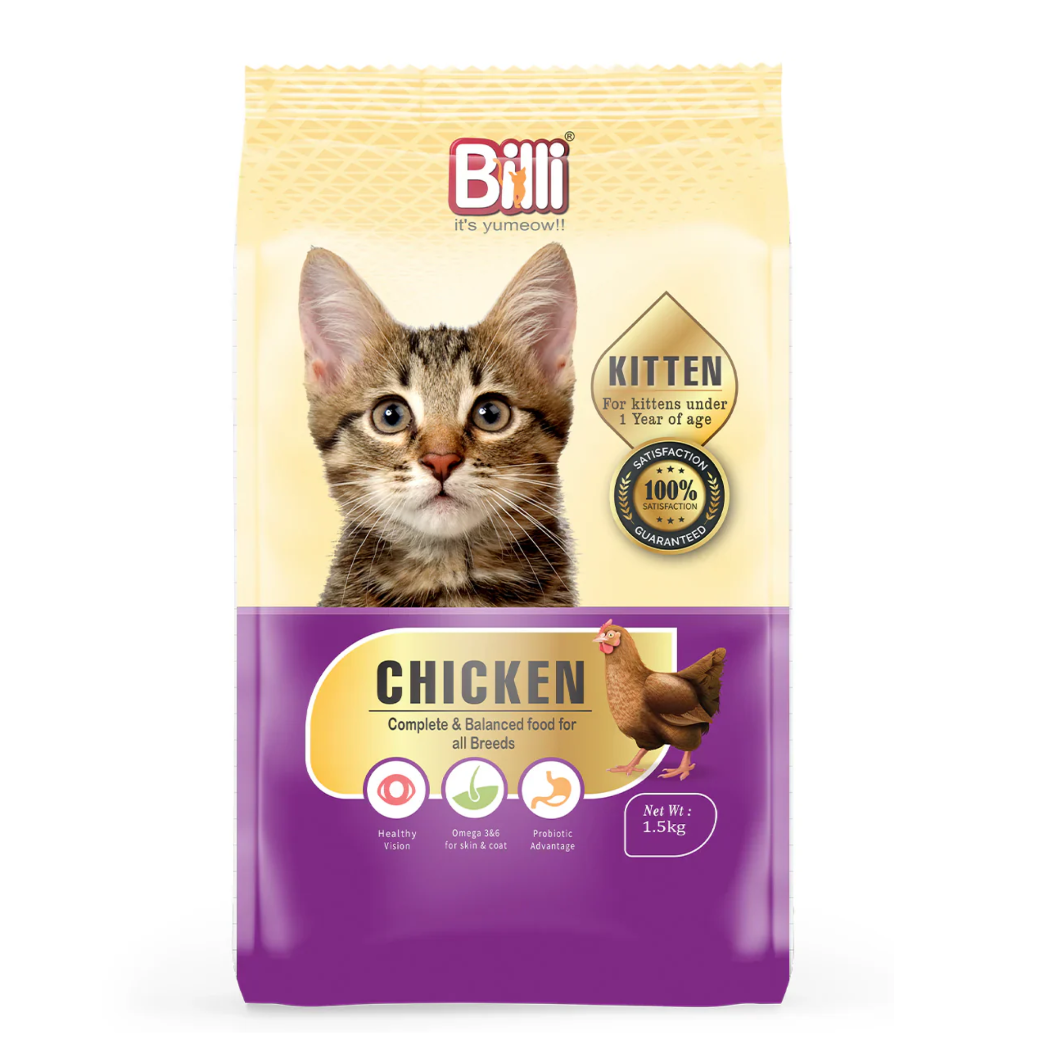 Billi Kitten Real Chicken Cat Food