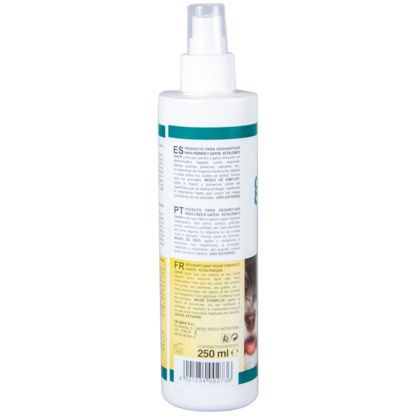 Padovan Get Off Spray Pet Deterrent For Cat & Dog – 250m