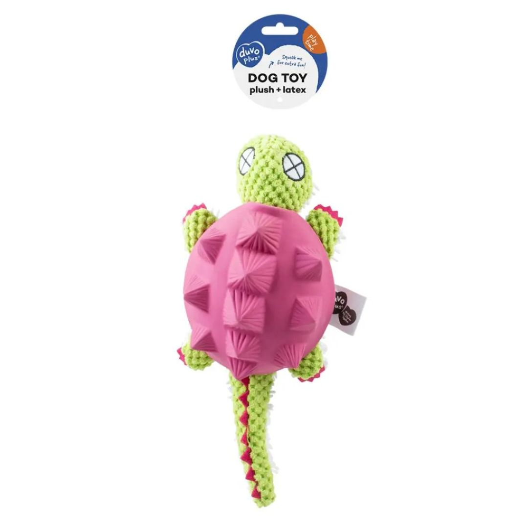 Duvo+ Plush & Latex Armadillo 34x14x8.5cm purple/green