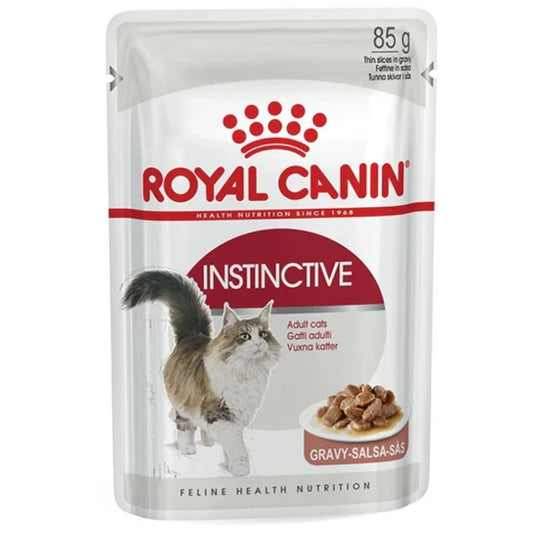 Royal Canin Feline Health Nutrition Instinctive Adult Cats Gravy WET FOOD