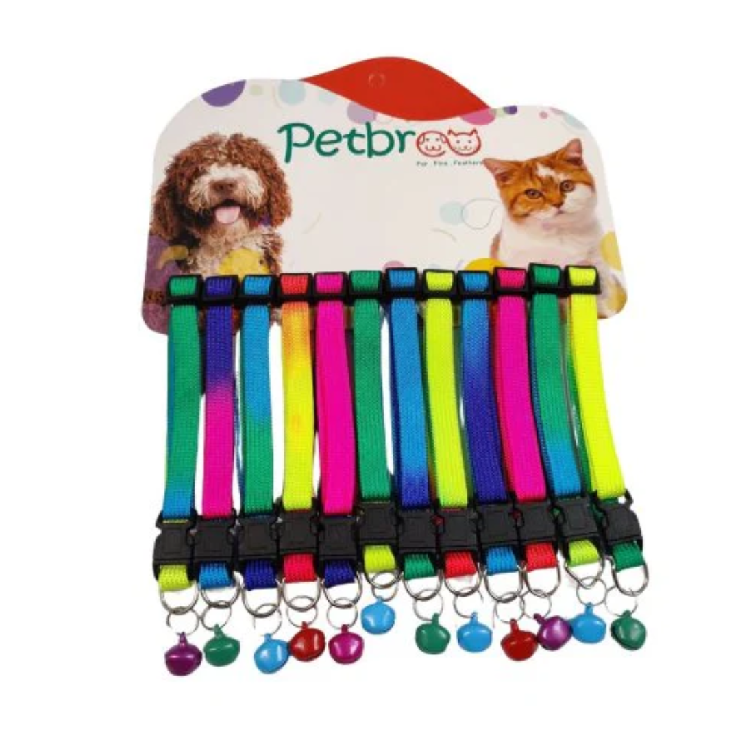 Petbroo Cat Rainbow Collar 1.0Cm