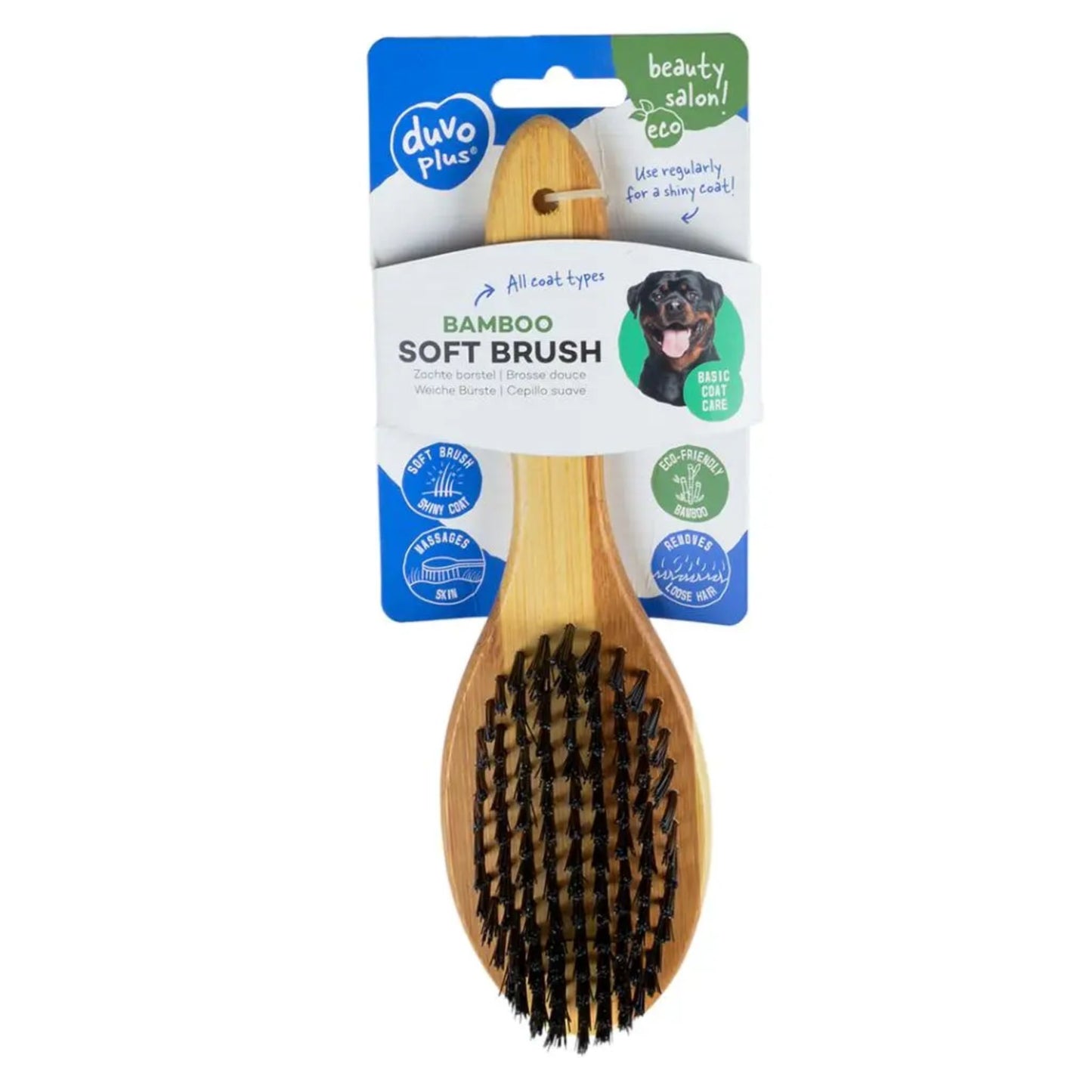 Duvo+ Bambo Soft Bristled Brush L – 22.5x6cm