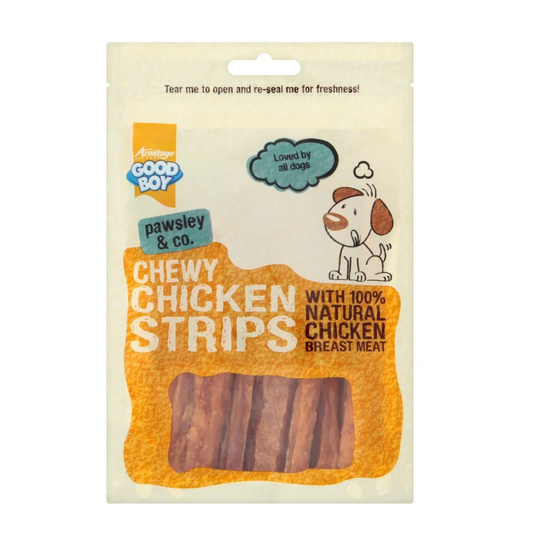 Armitage Good boy Chewy Chicken Strips Dog Treats 100g