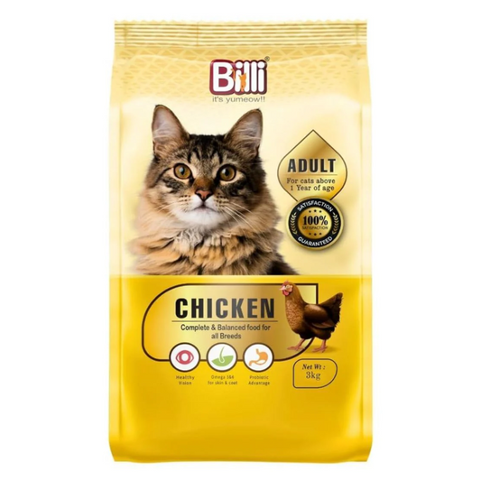 Billi Adult Real Chicken Cat Food 3 Kg
