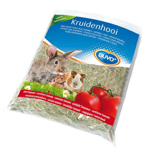 Duvo+ Herbal Hay with Tomato – 500g Natural Small Pet Feed