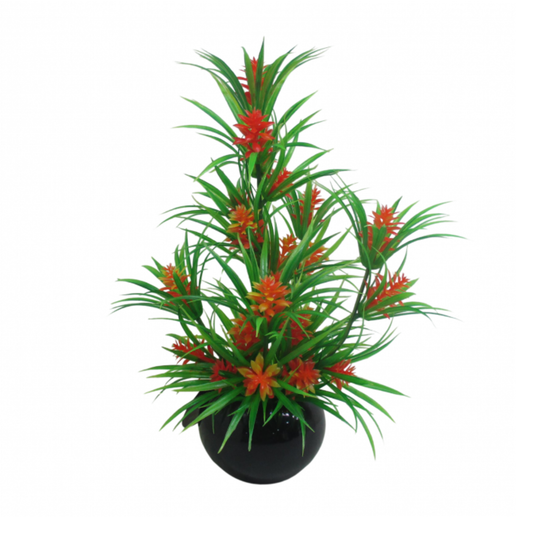 Yusee Aquarium Decoration Artificial Plant - H25x28cm