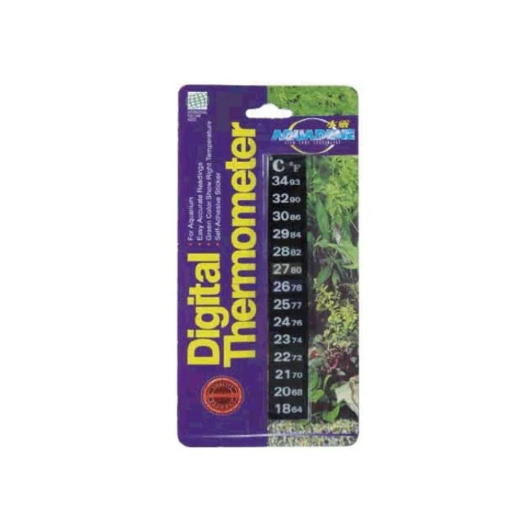 KW Zone Sticking Digital Thermometer – Easy-Read Aquarium Temp Display (Blister Pack)