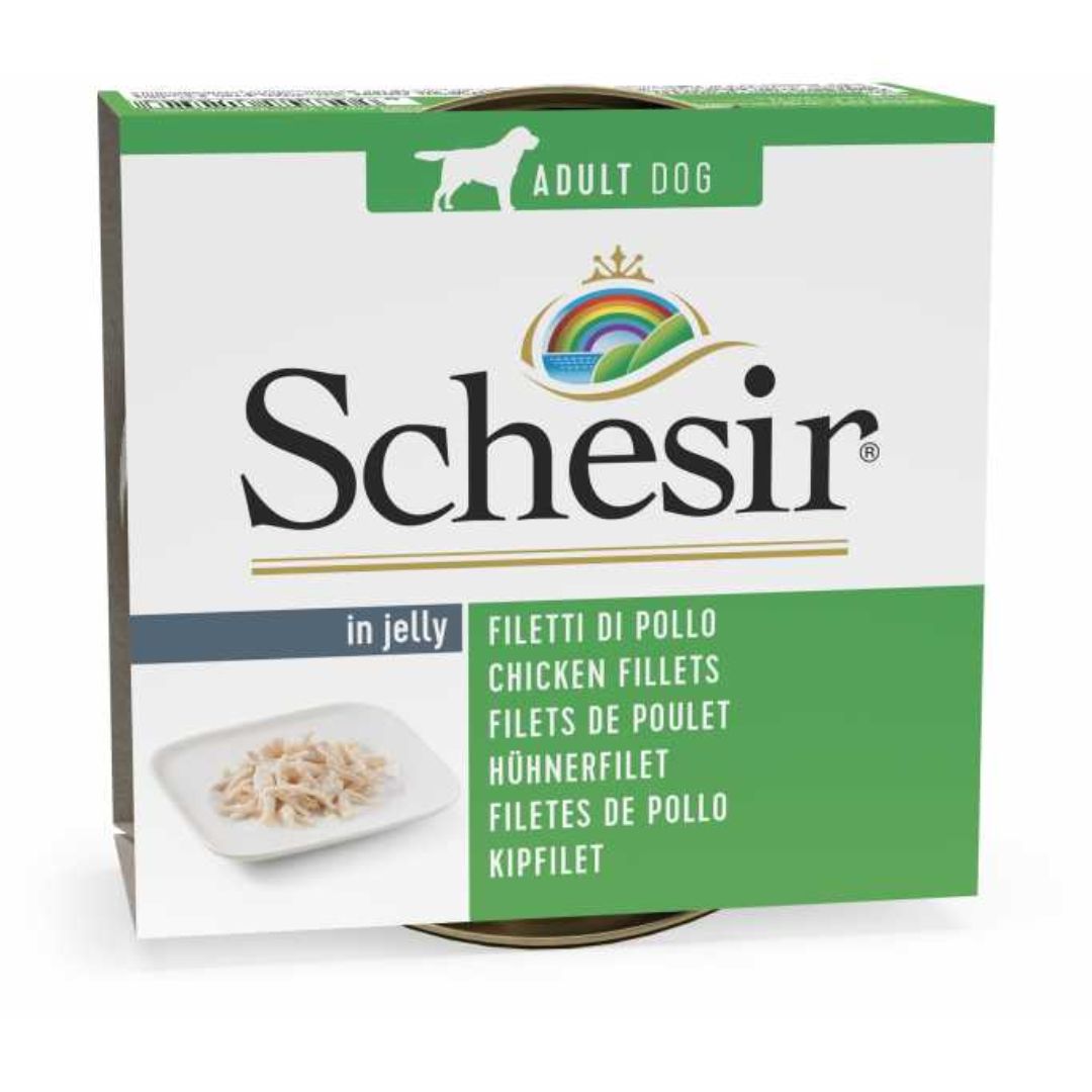 Schesir Dog Wet Food Chicken Fillets 150G