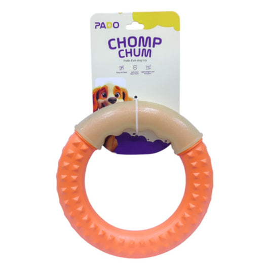 Pado Chomp Chum Ring EVA Toy-Orange [⌀17cm]