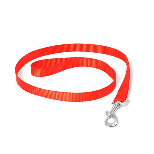 Duvo+ Nylon Dog Lead Red - 100cm/25mm
