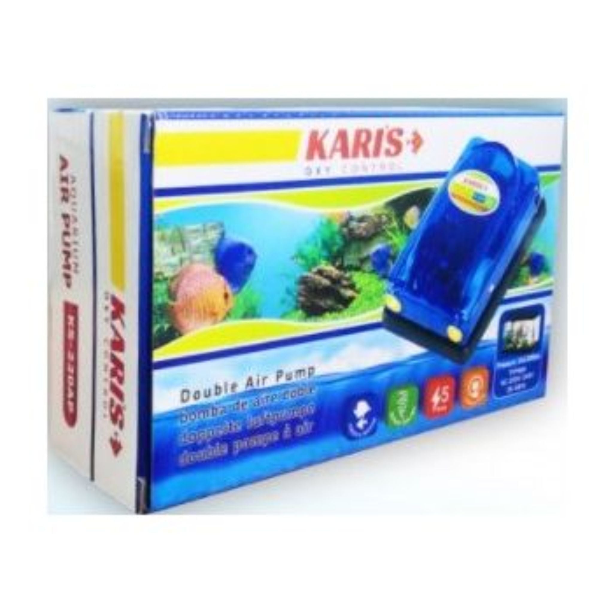 Karis Oxy Control Double Aquarium Air Pump Double Outlet - 5W  