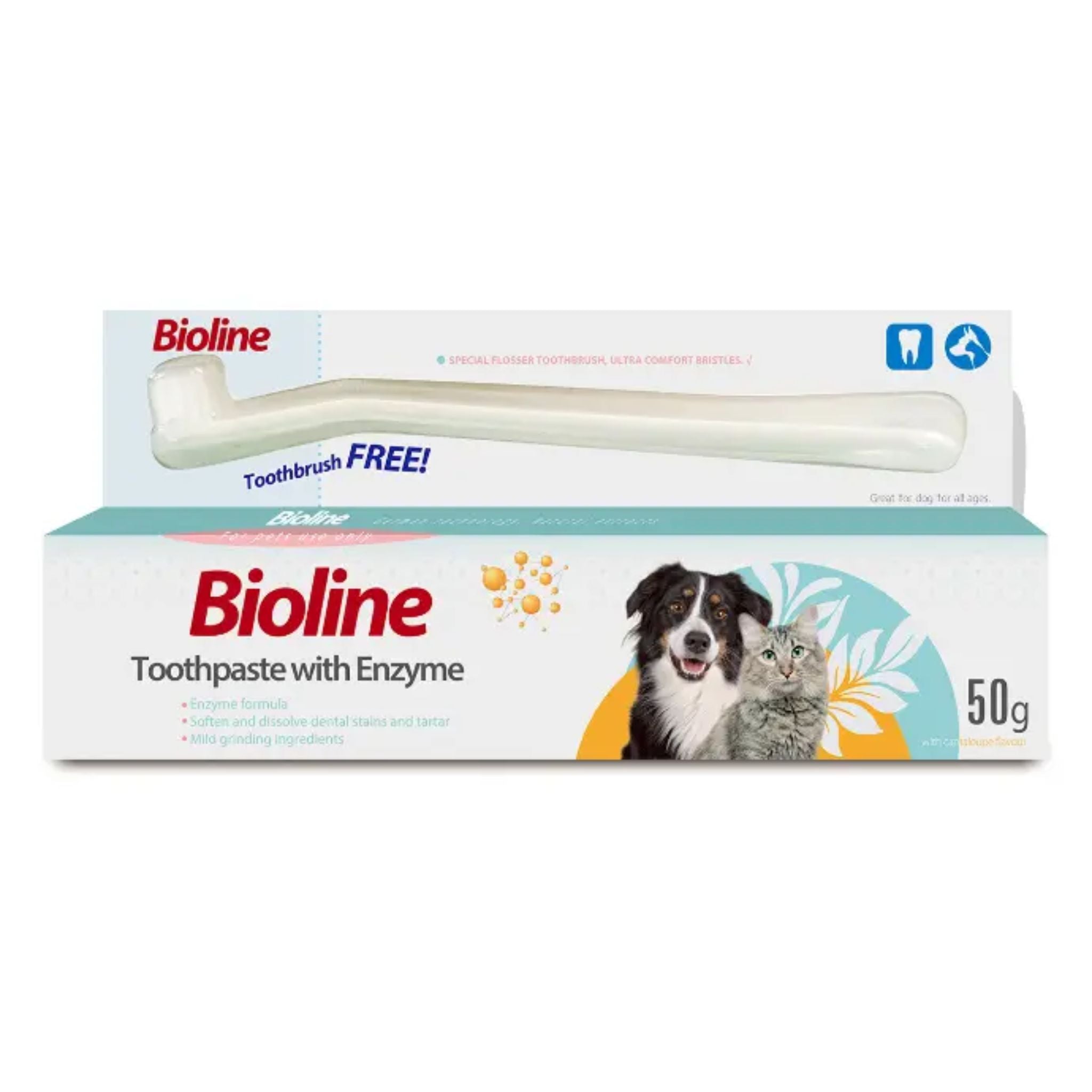 Bioline Enzymatic Toothpaste For Pets - 50g