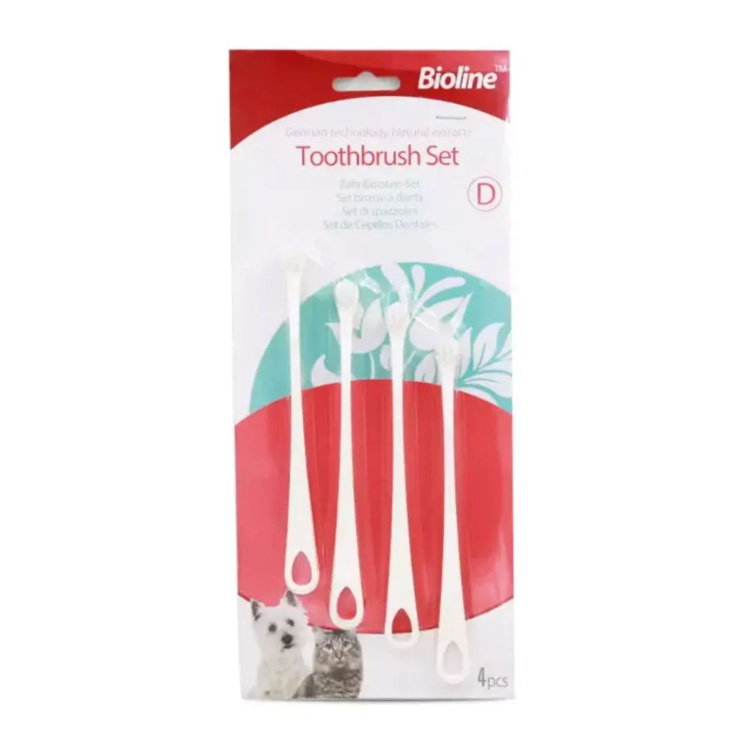 Bioline Toothbrush Set For Cats & Puppy