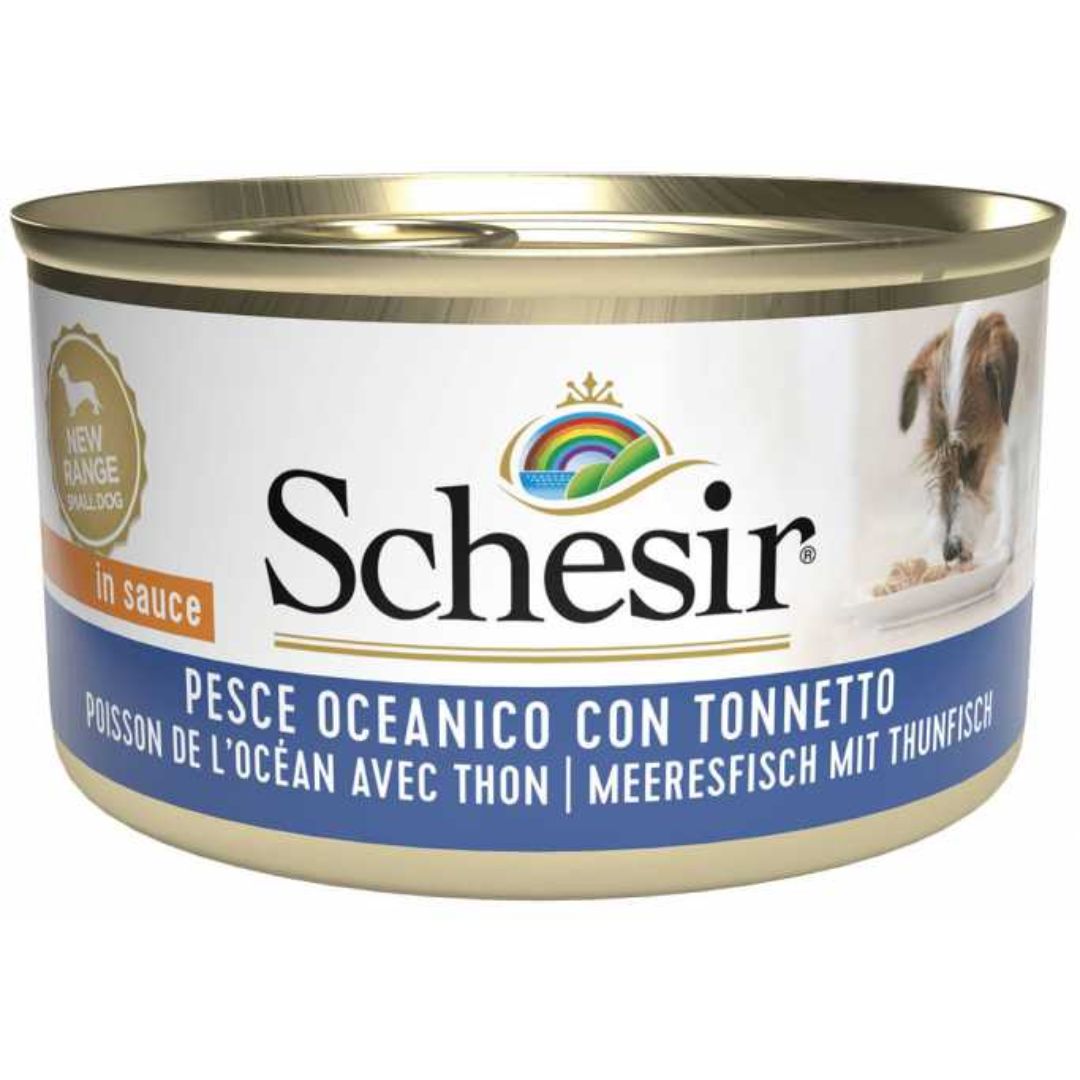 Schesir Dog Wet Food Ocean Fish With Tuna - 85G
