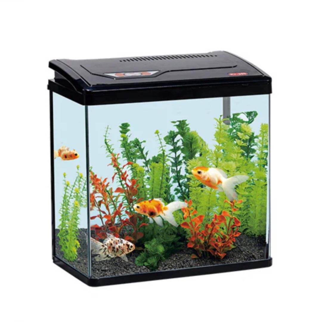Karis PY-Series Aquarium – 300×180×300 mm – Black Compact Tank