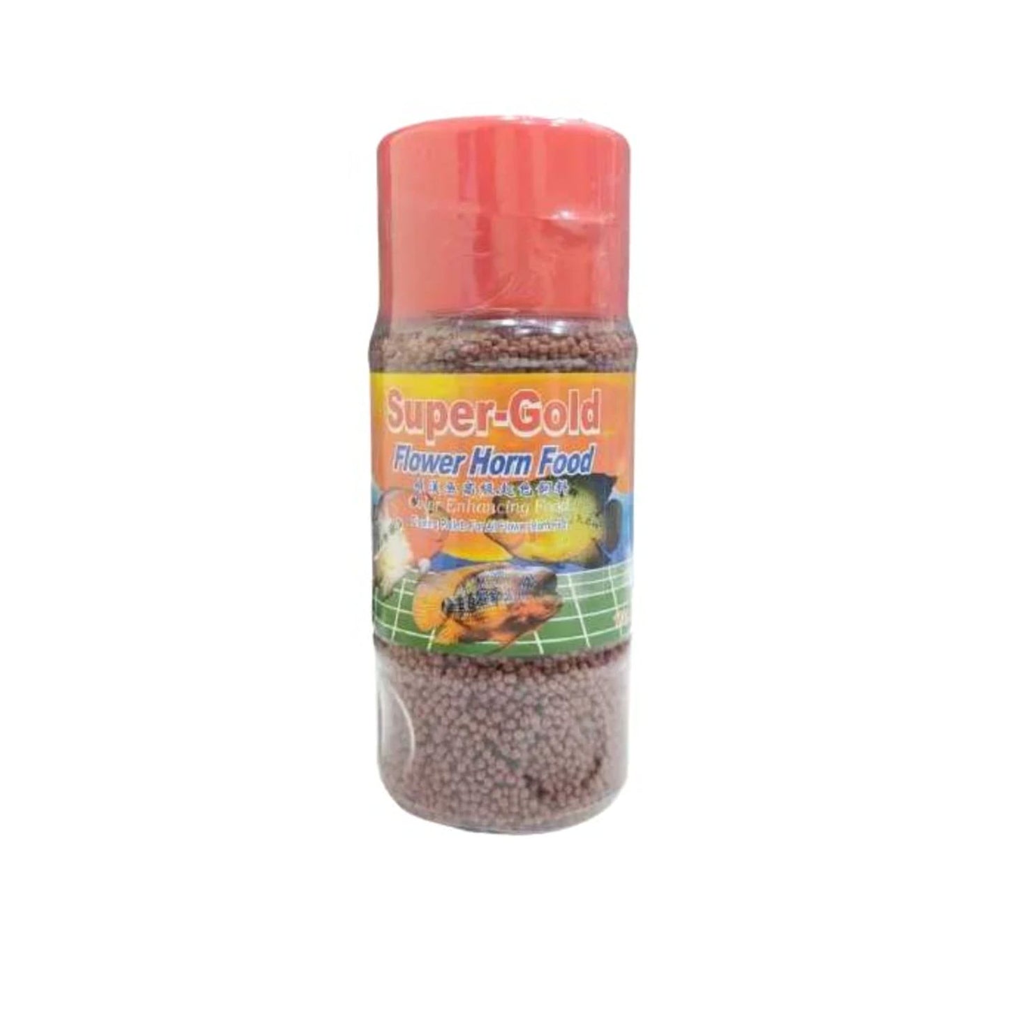 KW Zone Atlas Lohan Super-Gold Flower Horn Floating Pellet Food – 100g