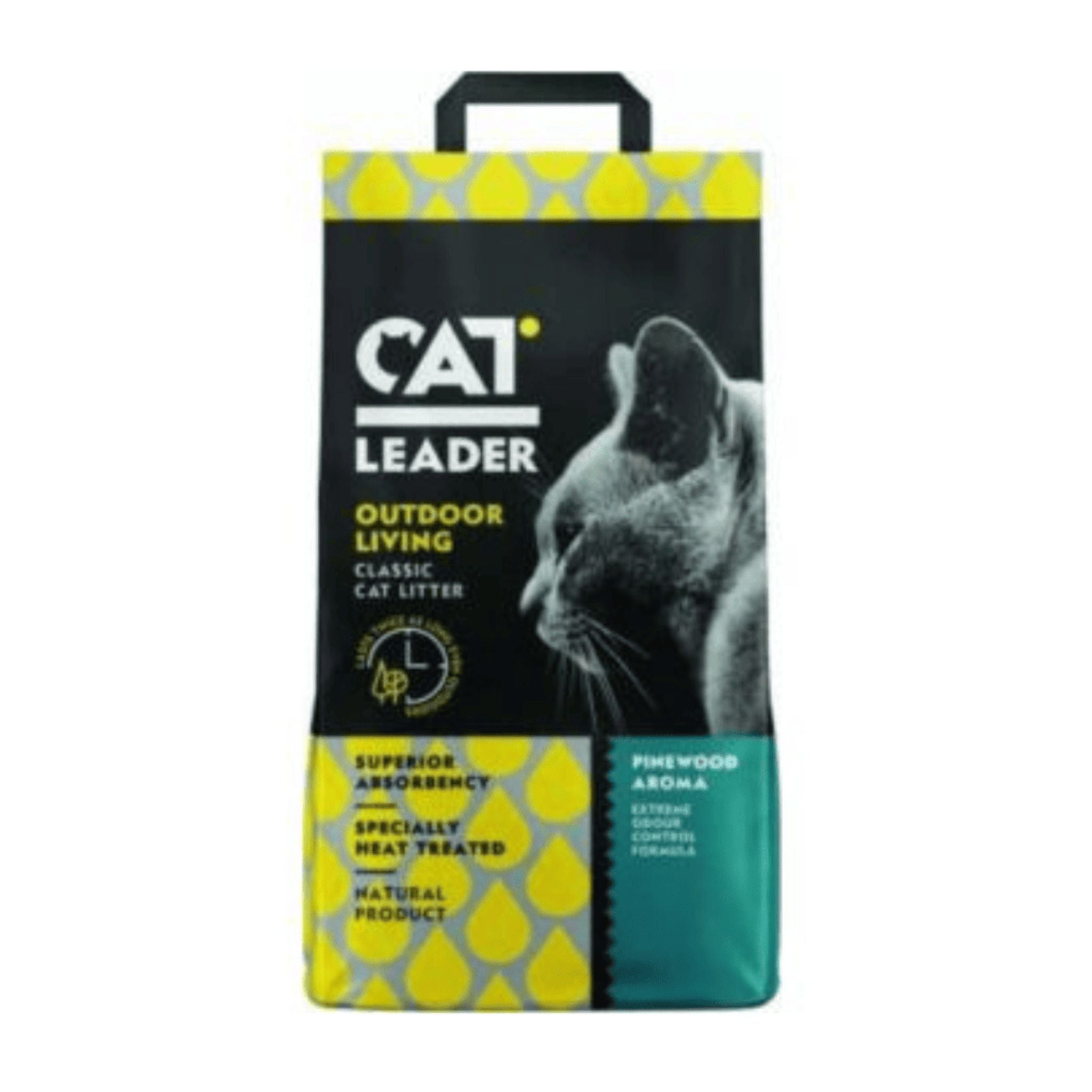 Geohellas Cat Leader Classic Outdoor Pinewood Fragrance Cat Litter OA - 5kg