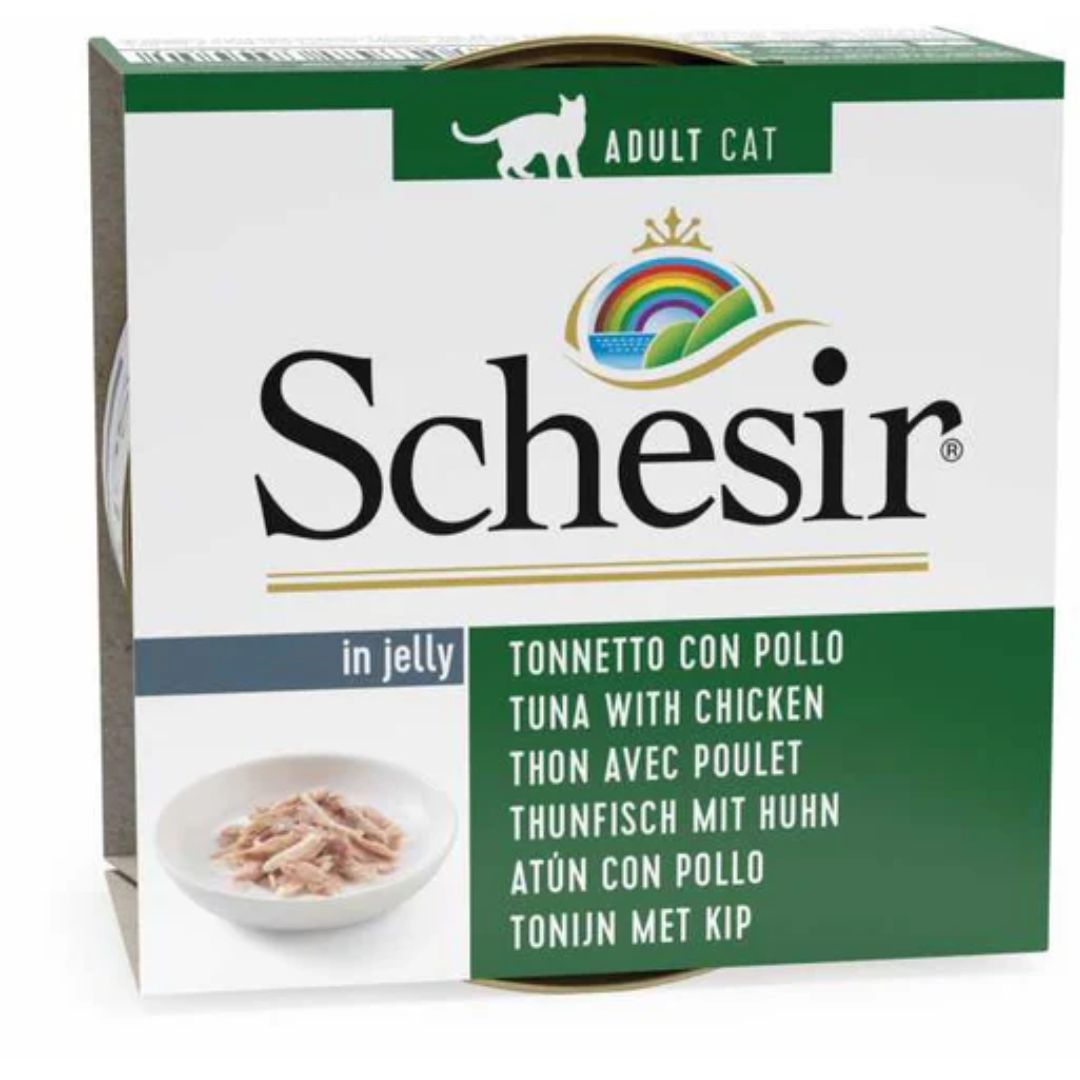 Schesir Cat Wet Food Tuna with Chicken Fillets 85G