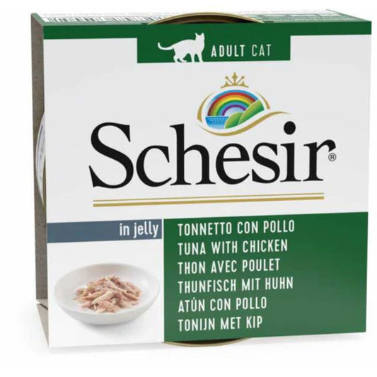 Schesir Cat Wet Food Tuna with Chicken Fillets 85G
