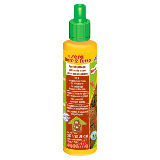Sera Flore 2 Ferro 50ML – Iron Supplement for Aquarium Plants